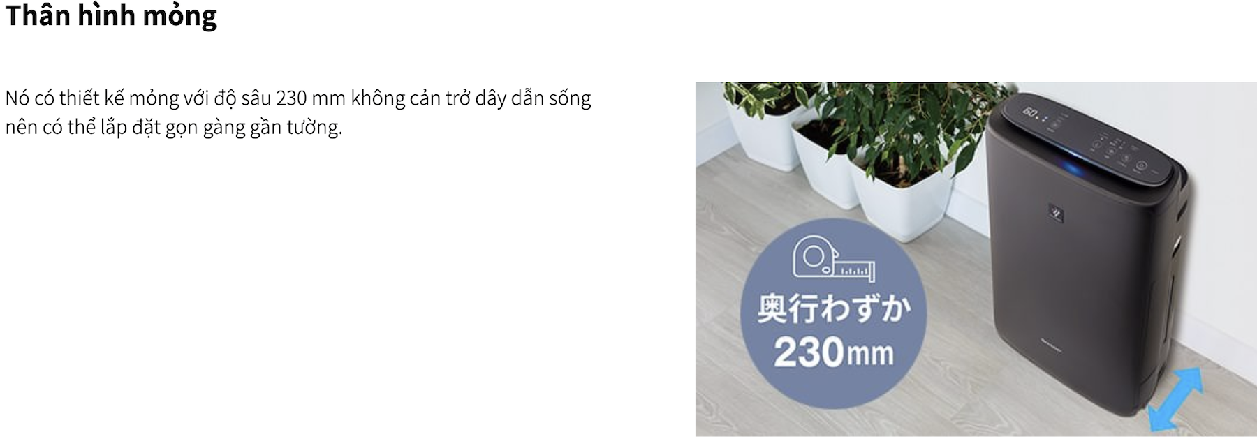 Máy Lọc Khí Bù Ẩm SHARP KI-RS50