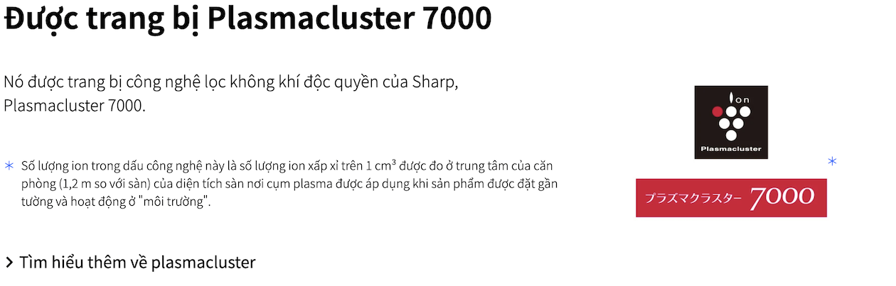 Máy lọc không khí, bù ẩm Sharp KC-T50-W