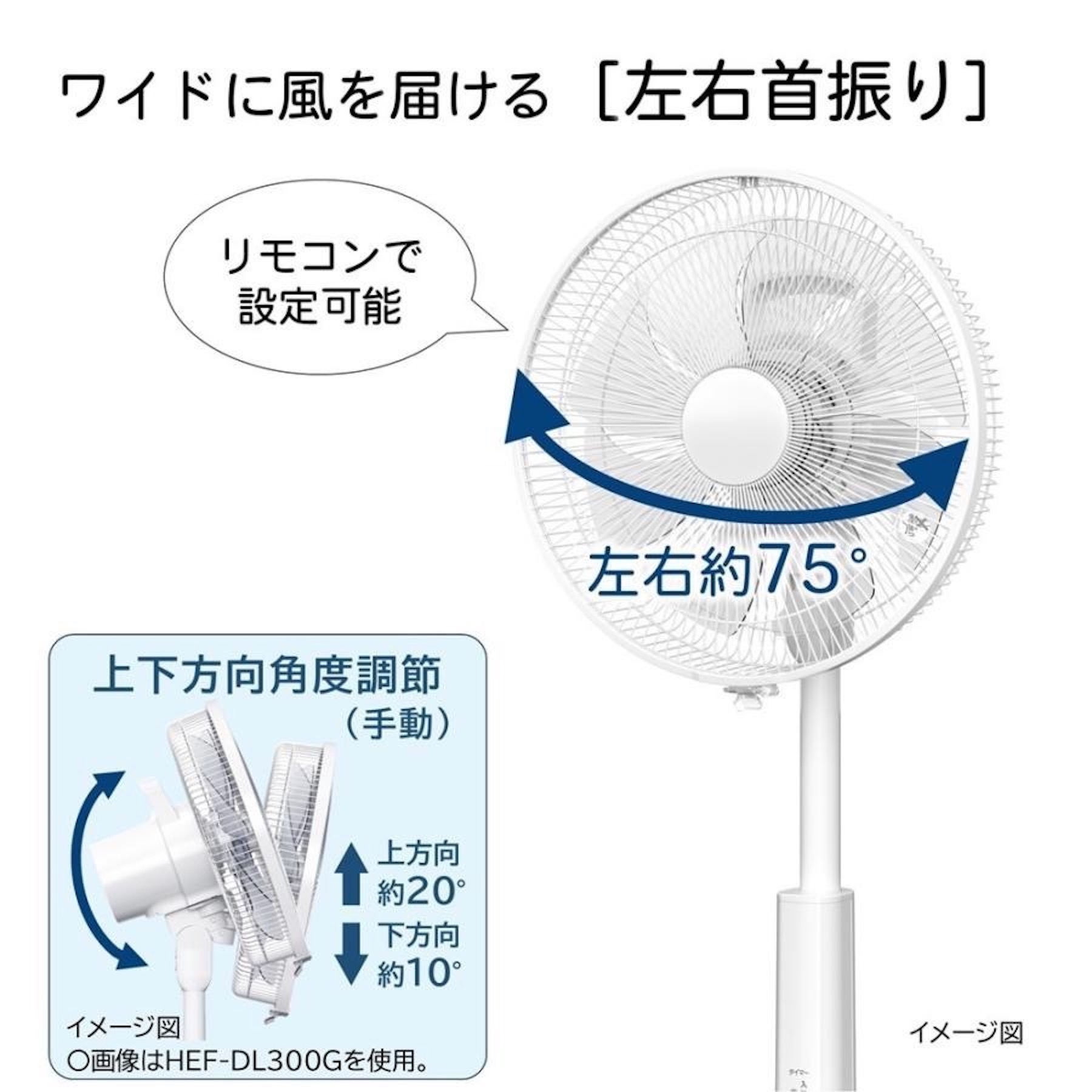 Quạt điện HITACHI Nhật nội địa HEF-AL300G - japanshopTHT.vn