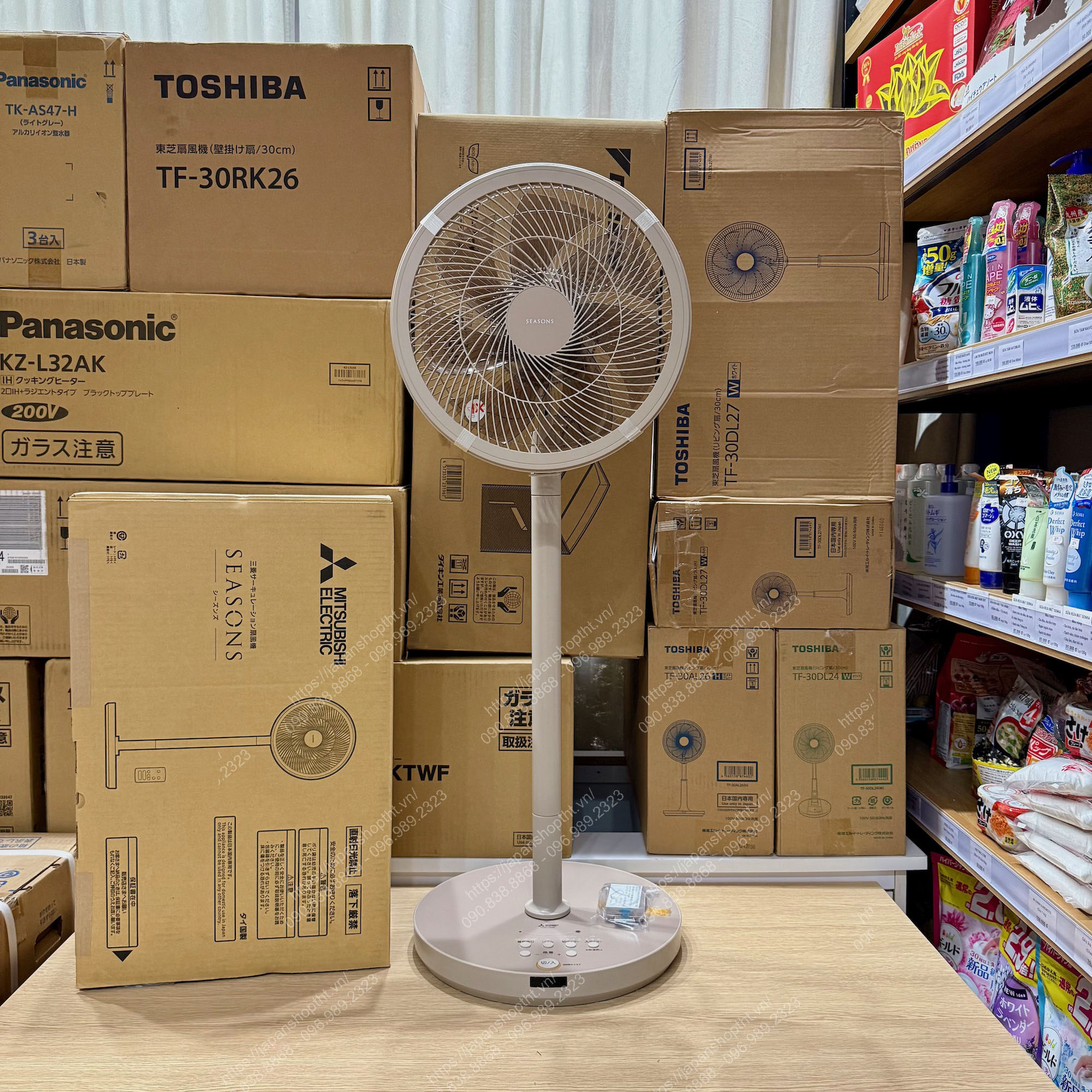 QUẠT ĐIỆN NHẬT NỘI ĐỊA ĐỘNG CƠ DC MITSUBISHI R30J-DMB-T TẠI JAPANSHOP.THT
