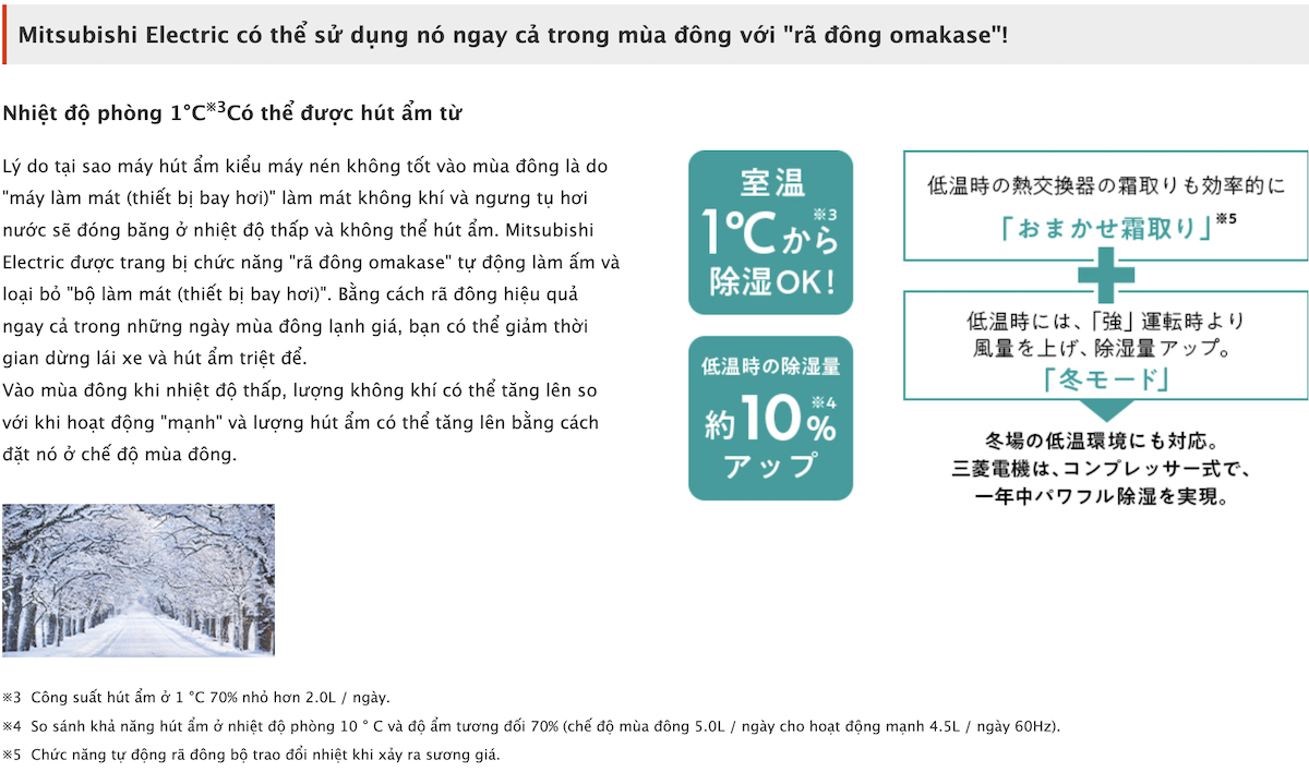 H&Igrave;NH ẢNH THỰC TẾ M&Aacute;Y H&Uacute;T ẨM MITSUBISHI MJ-P180YX-W TẠI JAPANSHOP.THT