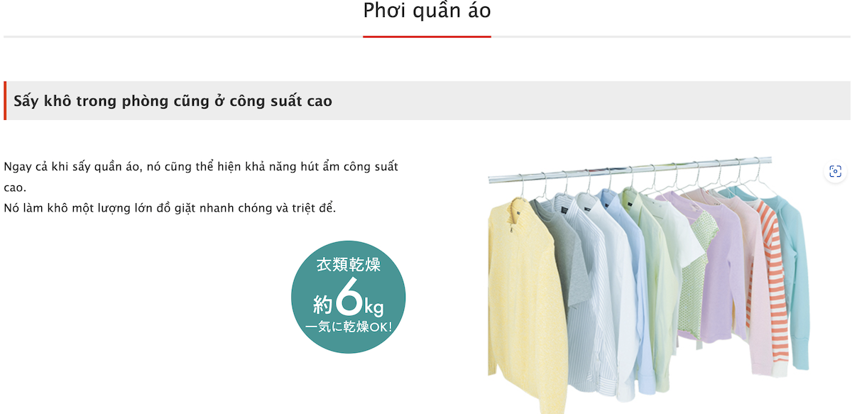 H&Igrave;NH ẢNH THỰC TẾ M&Aacute;Y H&Uacute;T ẨM MITSUBISHI MJ-P180YX-W TẠI JAPANSHOP.THT