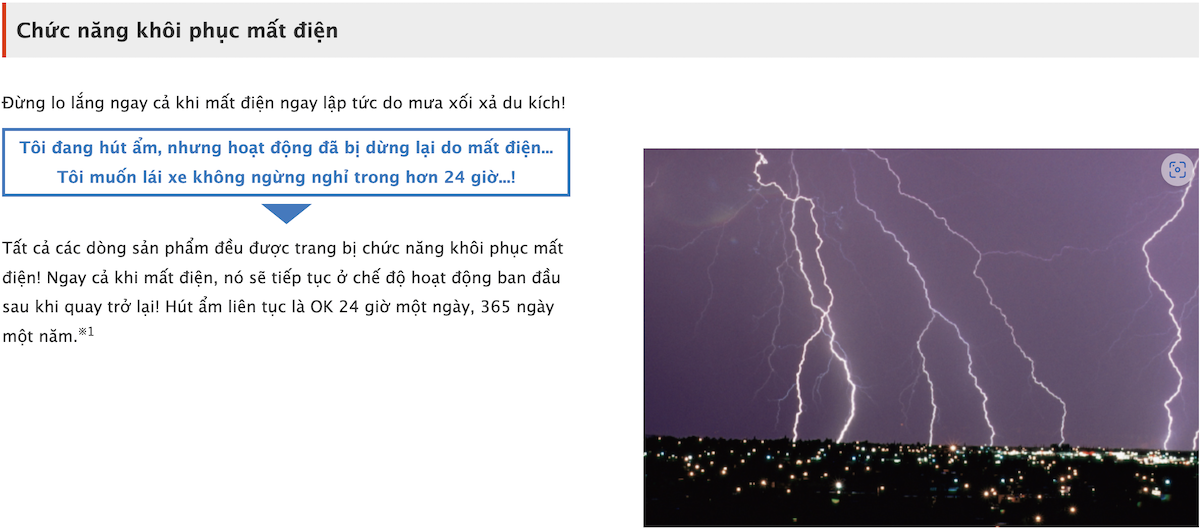 H&Igrave;NH ẢNH THỰC TẾ M&Aacute;Y H&Uacute;T ẨM MITSUBISHI MJ-P180YX-W TẠI JAPANSHOP.THT