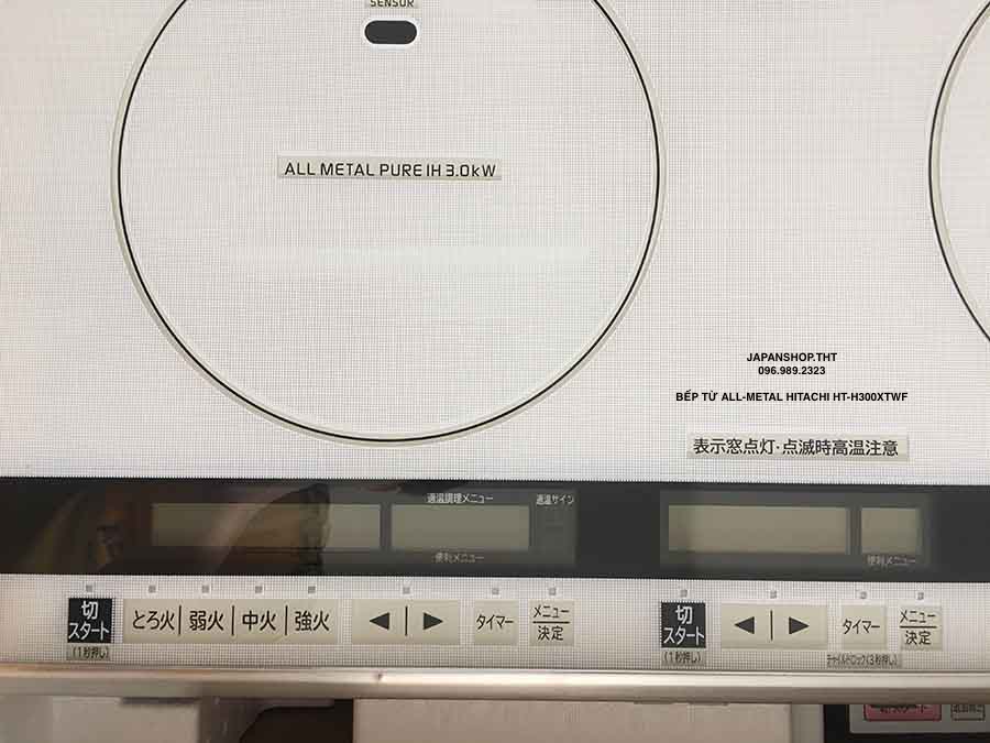 BẾP TỪ HITACHI ALL METAL HT-H300XTWF