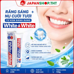 Kem Đánh Răng Lion White & White 150g