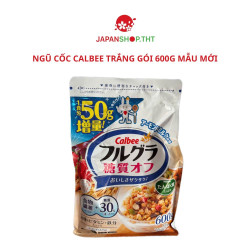 NGŨ CỐC CALBEE TRẮNG ÍT ĐƯỜNG NHẬT BẢN (GÓI 600g)