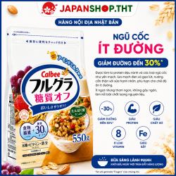 Ngũ Cốc Calbee ít đường Nội Địa Nhật Bản