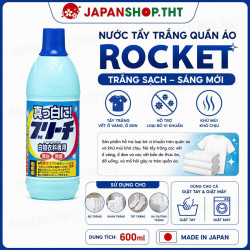 Nước tẩy trắng quần áo Nhật Bản chai 600 ml