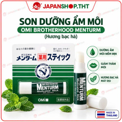 Son Dưỡng Môi OMI Brotherhood Menturm 4g Hương Bạc Hà