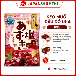 Kẹo Muối Đậu Đỏ UHA 109g Nhật Bản