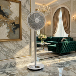 QUẠT CÂY CAO TOYOTOMI FS-FD3524 ĐỘNG CƠ DC 30W - 7 CÁNH 35CM CAO 1.2M