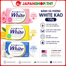 Bánh Xà Phòng White Kao 130g