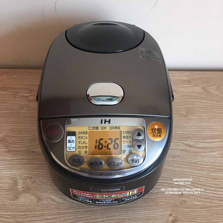 NỒI CƠM CAO TẦN 1 LÍT CON VOI (ZOJIRUSHI) NP-VN10-TA