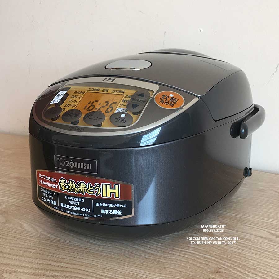 NỒI CƠM CAO TẦN 1 LÍT CON VOI (ZOJIRUSHI) NP-VN10-TA