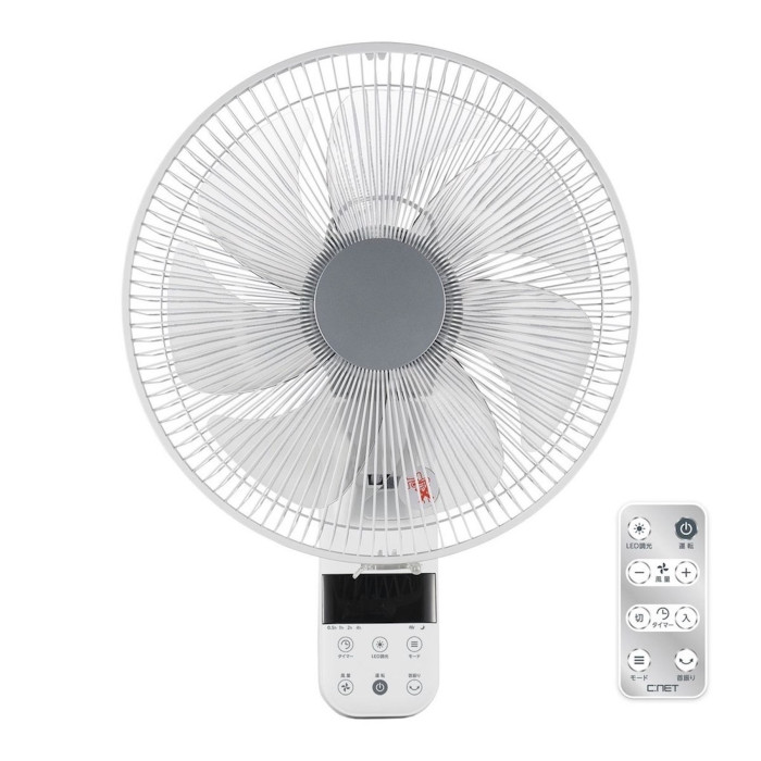 QUẠT TREO TƯỜNG C.NET CKDF308WH NỘI ĐỊA NHẬT – DC BIẾN TẦN, 8 CẤP GIÓ