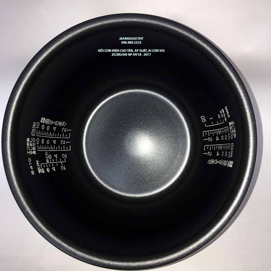 NỒI CƠM CAO TẦN ÁP SUẤT TRÍ TUỆ NHÂN TẠO AI CON VOI (ZOJIRUSHI) NP-NY18-XJ