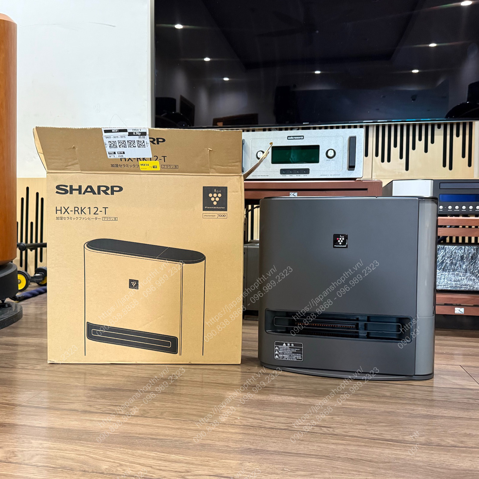 MÁY SƯỞI GỐM, BÙ ẨM KIÊM LỌC KHÔNG KHÍ SHARP HX-RK12-T