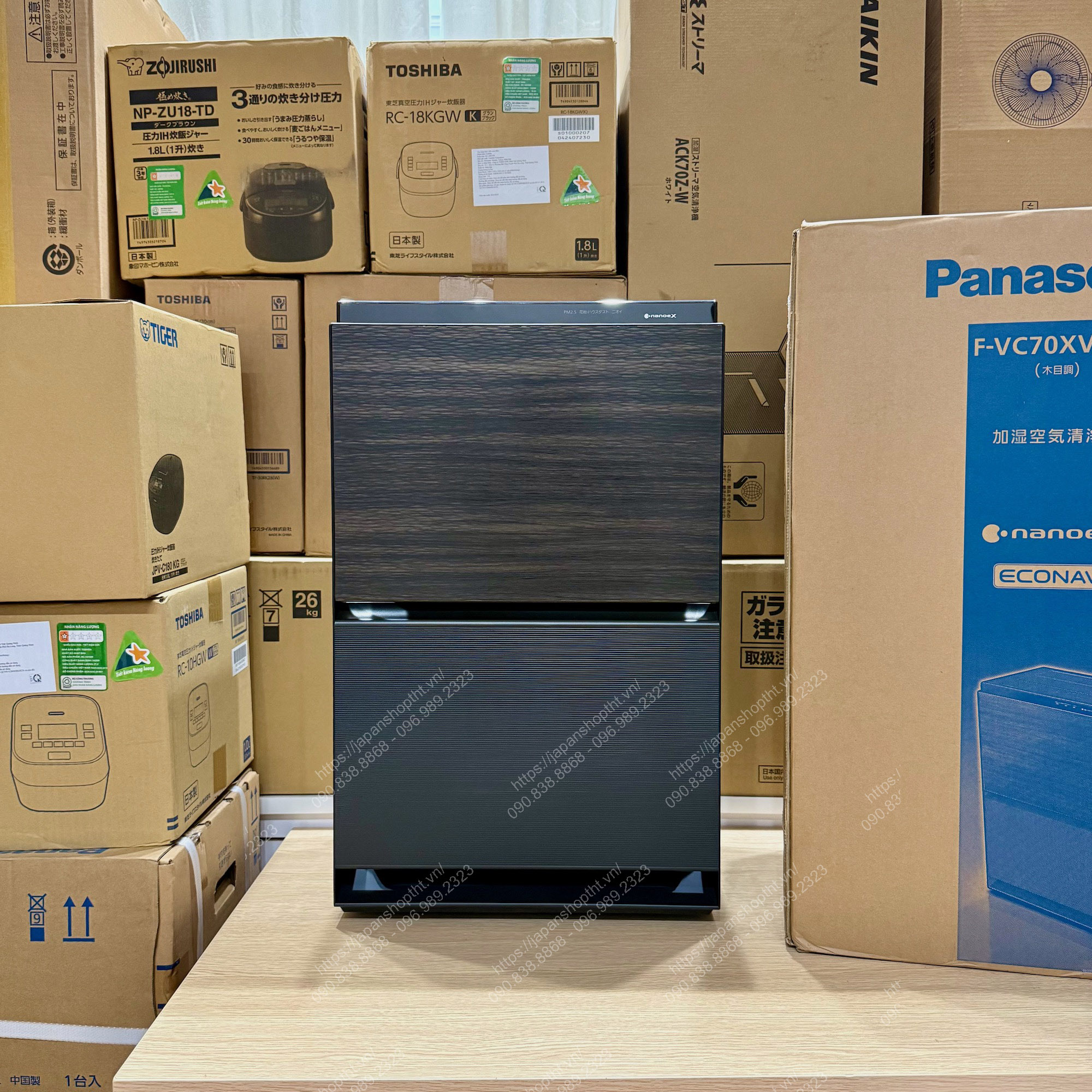 MÁY LỌC KHÔNG KHÍ KIÊM TẠO ẨM PANASONIC F-VC70XV