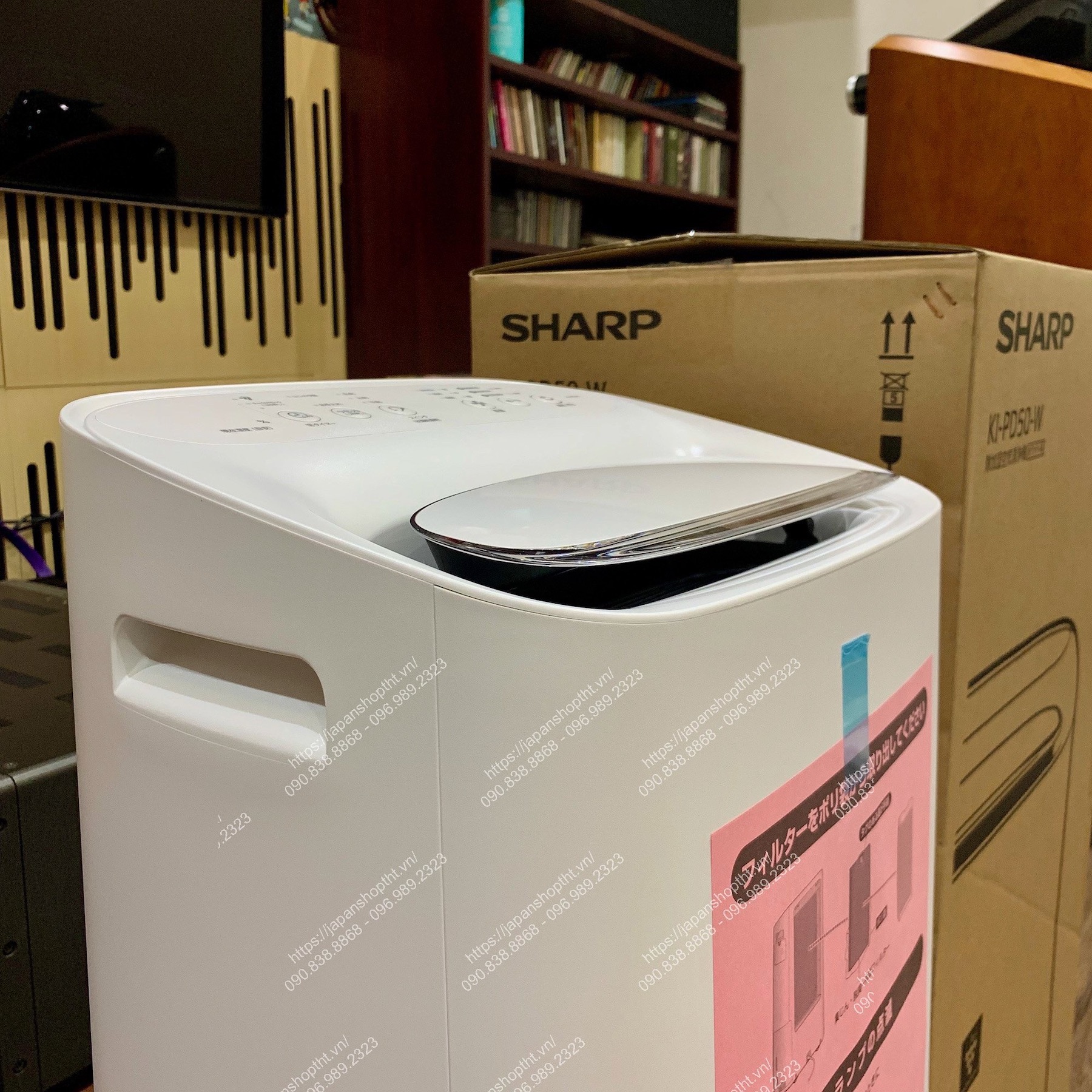 Máy Hút ẩm kiêm Lọc không khí và Bù ẩm VIP SHARP KI-RD50-W | japanshopTHT