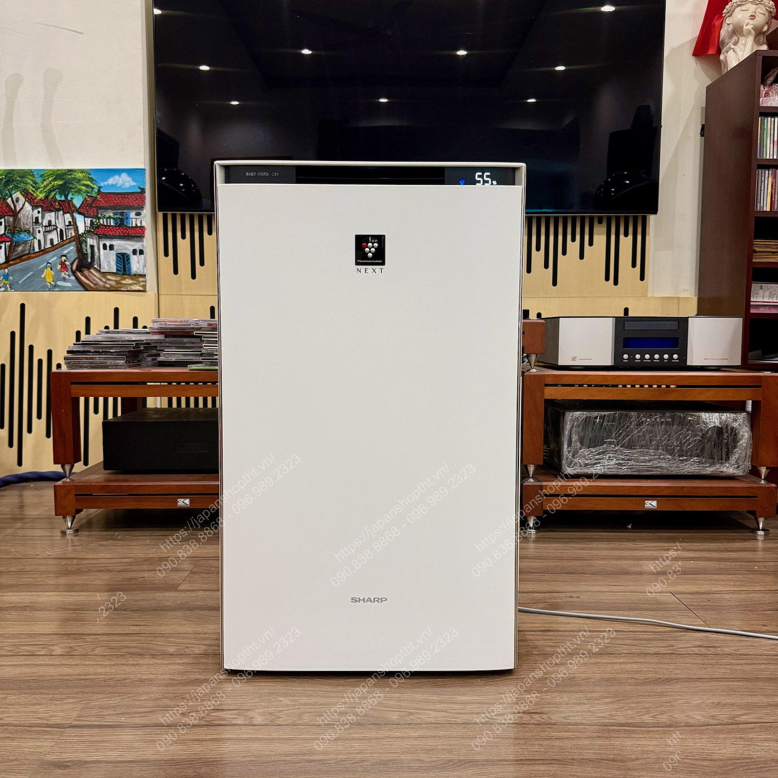 MÁY LỌC KHÔNG KHÍ BÙ ẨM SIÊU CAO CẤP SHARP KI-SX100-W NỘI ĐỊA NHẬT