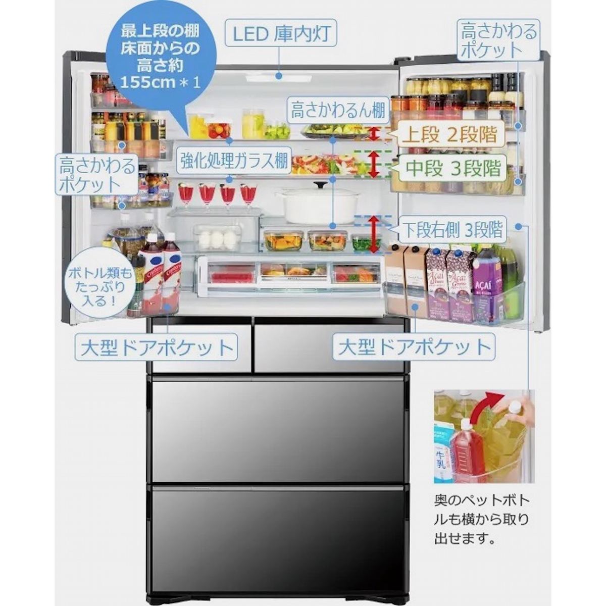 Tủ lạnh HITACHI R-WXC74X-X | Model 2025 | japanshopTHT