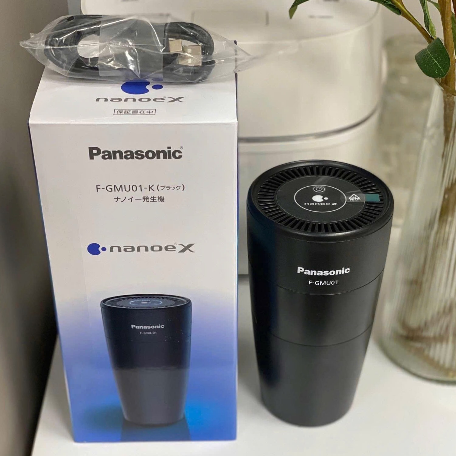 Máy Lọc Không Khí Panasonic F-GMU01-K Nội Địa Nhật - Nanoe X 4.8 Nghìn Tỷ, Dùng Ô Tô & Để Bàn