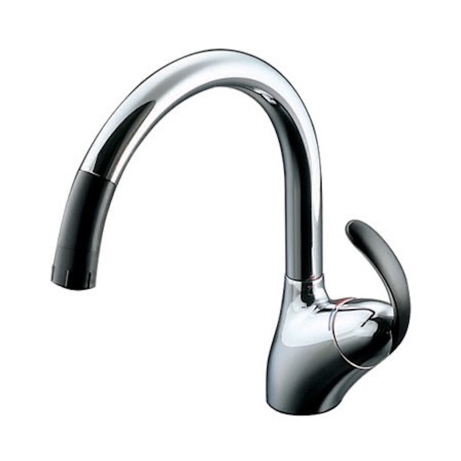 VÒI RỬA BÁT NÓNG LẠNH TOTO TKN34PBRRA – VÒI BẾP KÉO DÀI GOOSE NECK NỘI ĐỊA NHẬT