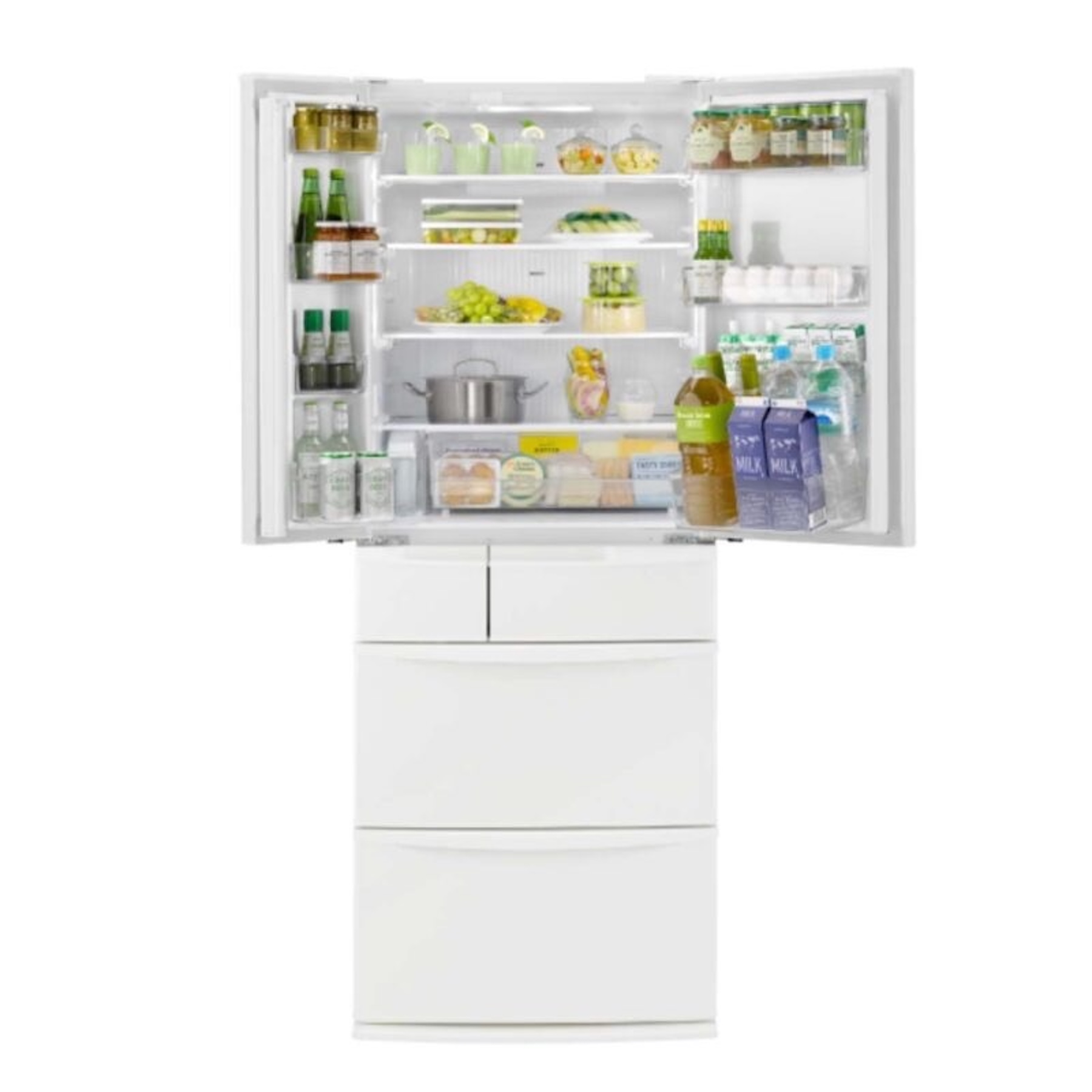 Tủ Lạnh Nội Địa Nhật Panasonic NR-FVF45S2 451L – 6 Cửa Đôi Siêu Mỏng 63cm | japanshopTHT.vn