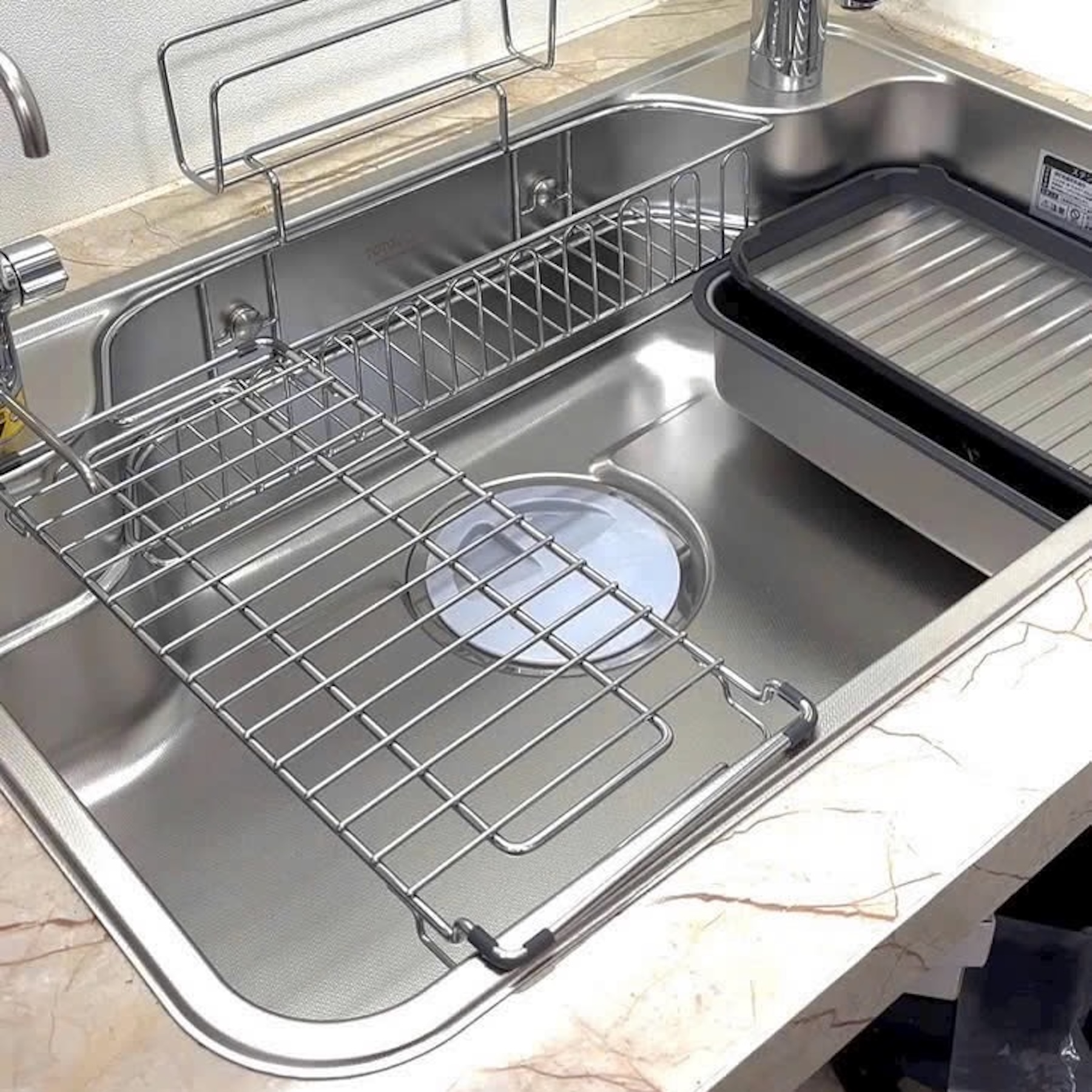 Chậu Rửa Bát TOTOYOMY TD-Z8050N-SV Một Hố Nano Silver Nội Địa Nhật – Inox 304, Chống Khuẩn | japanshopTHT.vn