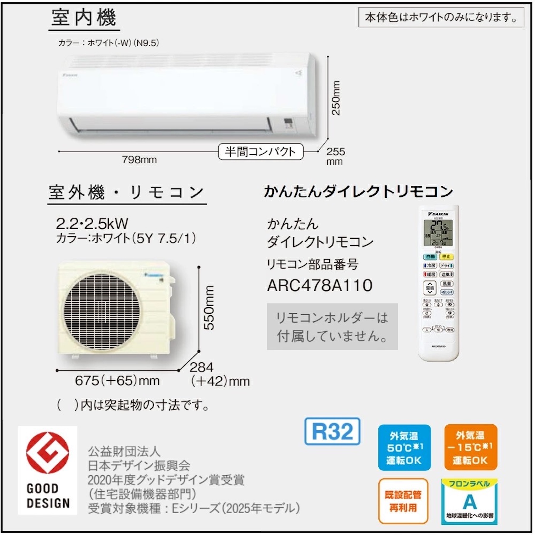 Điều Hòa Hai Chiều DAIKIN S225ATES-W - F225ATES-W5 9000BTU Nội Địa Nhật | japanshopTHT.vn