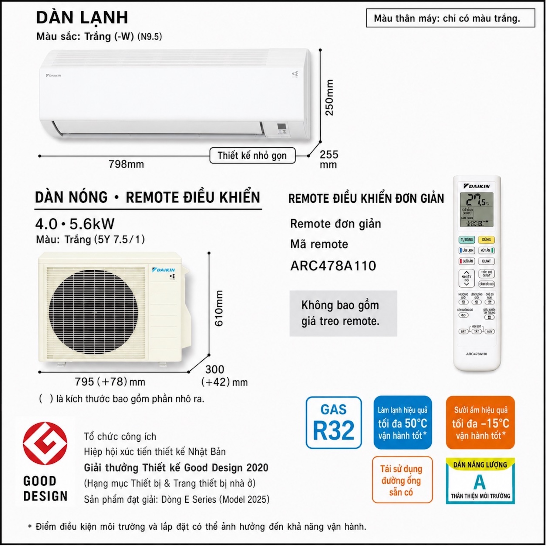 Điều Hòa Hai Chiều DAIKIN S565ATES-W7 21000BTU Nội Địa Nhật | japanshopTHT.vn