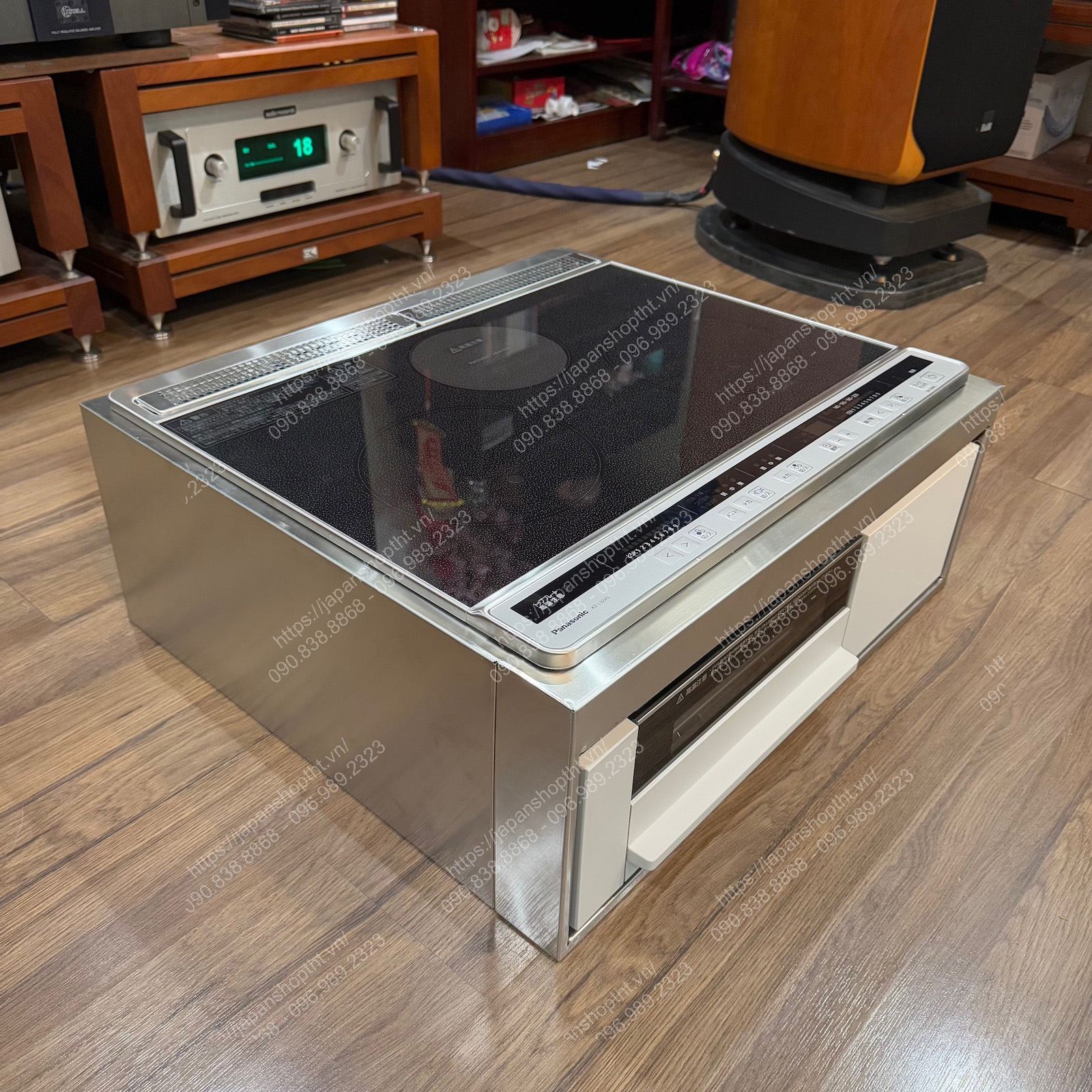 Bếp Từ Dương Nội Địa Nhật Panasonic KZ-L32AST / KZ-L32AS / KZ-L32AK Ốp Inox 304 – Giữ Nguyên Lò Nướng, Lắp Dương Hoàn Hảo