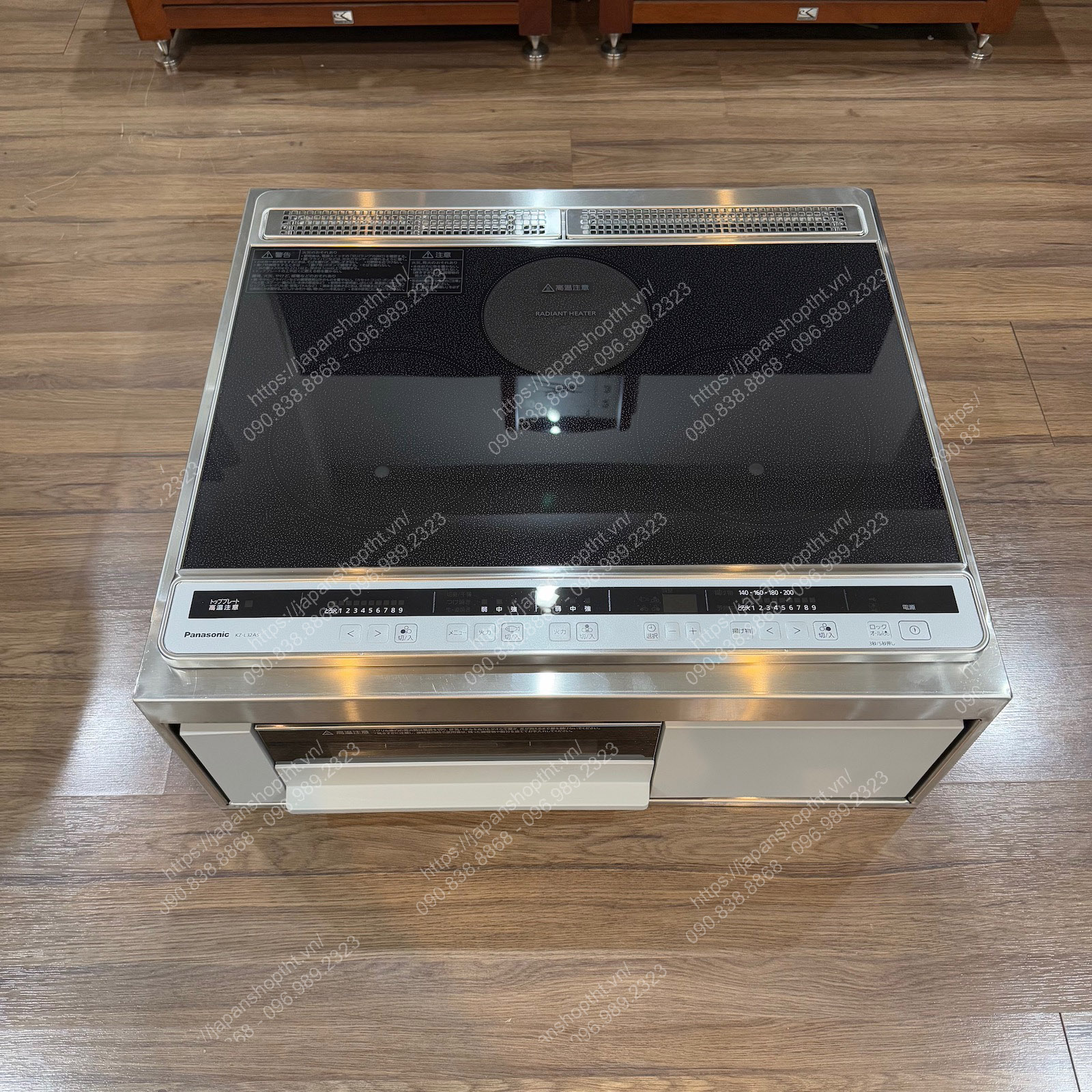 Bếp Từ Dương Nội Địa Nhật Panasonic KZ-L32AST / KZ-L32AS / KZ-L32AK Ốp Inox 304 – Giữ Nguyên Lò Nướng, Lắp Dương Hoàn Hảo