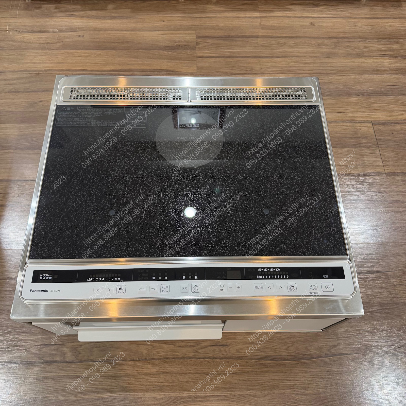 Bếp Từ Dương Nội Địa Nhật Panasonic KZ-L32AST / KZ-L32AS / KZ-L32AK Ốp Inox 304 – Giữ Nguyên Lò Nướng, Lắp Dương Hoàn Hảo
