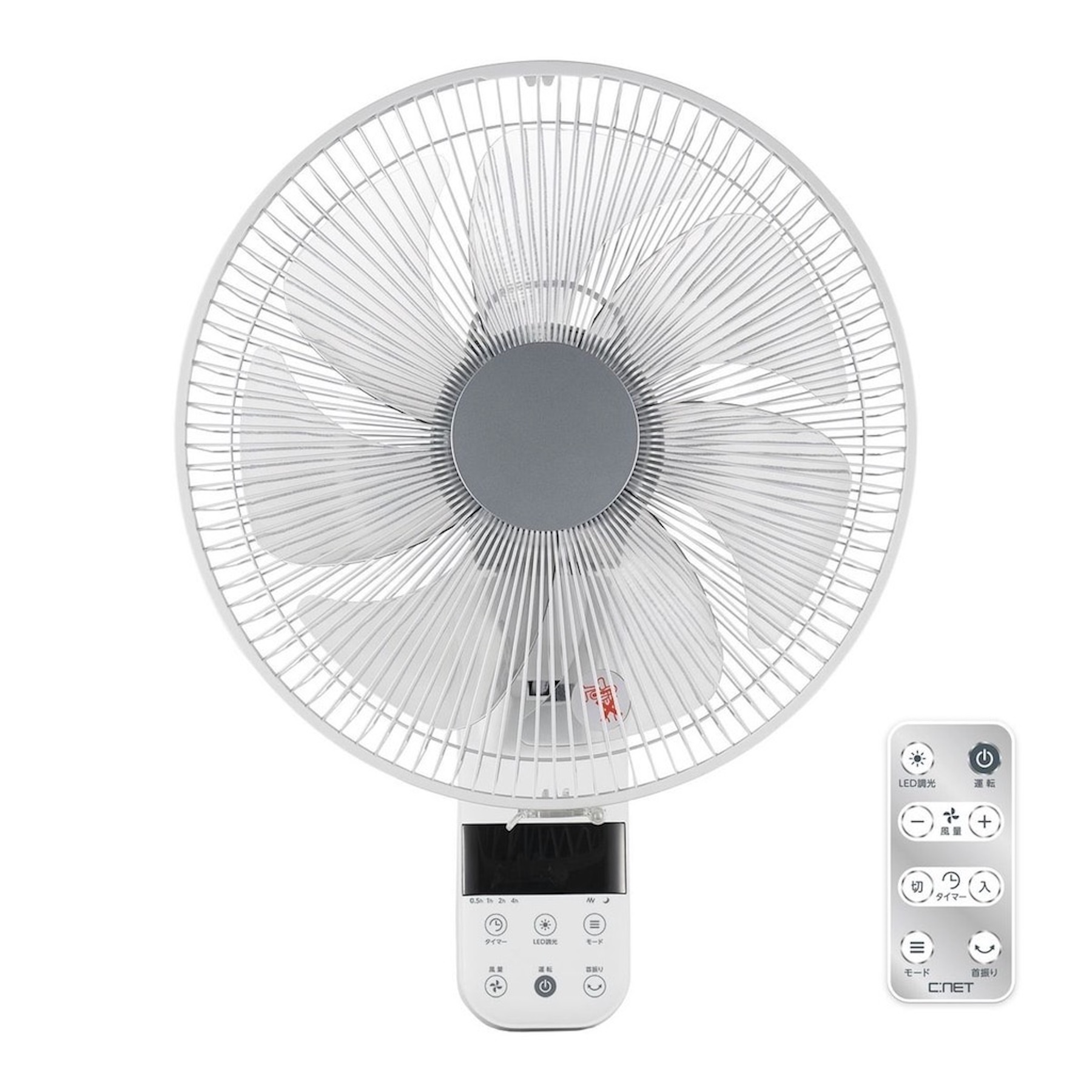 QUẠT TREO TƯỜNG C.NET CKDF308WH NỘI ĐỊA NHẬT – DC BIẾN TẦN, 8 CẤP GIÓ