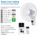 Quạt Treo Tường C.NET CKAJ403WH – Cảm Biến Người, 7 Cánh, Remote | japanshopTHT.vn