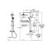 SEN TẮM TOTO TBW01403JA – BỘ SEN OVERHEAD NHẬT BẢN CHÍNH HÃNG