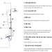 SEN TẮM TOTO TBW04401J1 – BỘ SEN SHOWER BAR OVERHEAD NỘI ĐỊA NHẬT GG SERIES CÓ SPOUT CHÍNH HÃNG