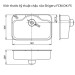 Chậu Rửa Bát Shigeru FCM-DK FS Một Hố Nội Địa Nhật – Inox SUS304, Chống Ồn Chuẩn Nhật | japanshopTHT.vn