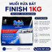 Muối cho máy rửa bát Finish 1kg Chính Hãng